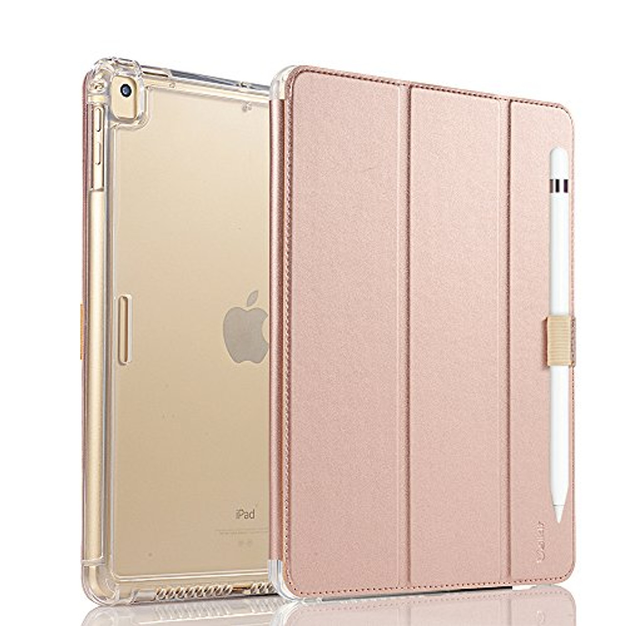 Valkit For Ipad Pro 9 7 Cover Ipad Pro 9 7 Case Smart Stand Protective Heavy Duty Rugged Impact Resistant Armor Cover For Apple Ipad Pro 9 7 With Apple Pencil Holder Rose Gold Toyboxtech