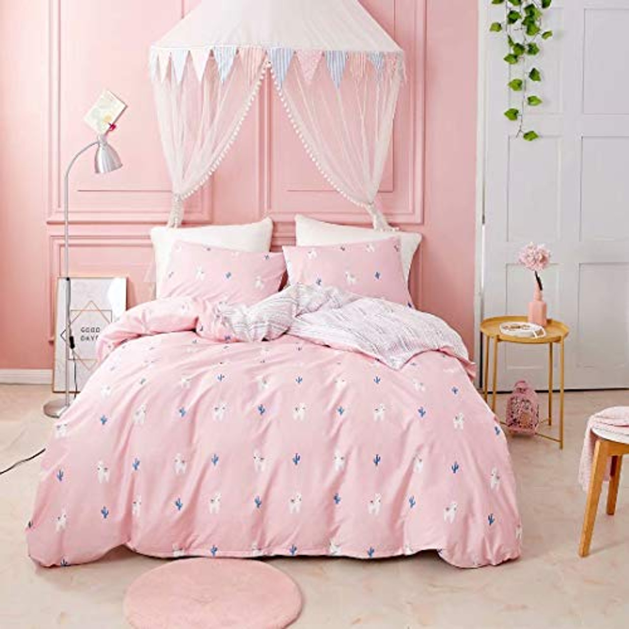 duvet cover twin pink