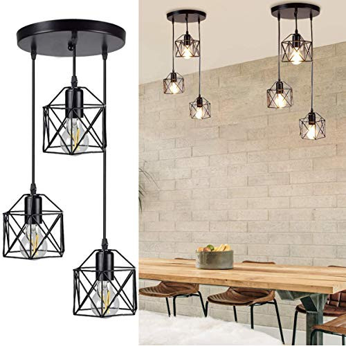 Garwarm Industrial 3-Light Pendant 