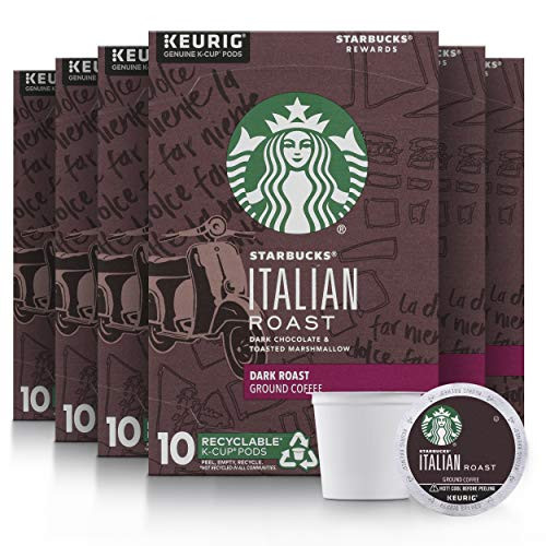 Starbucks Dark Roast K-Cup Coffee Pods 