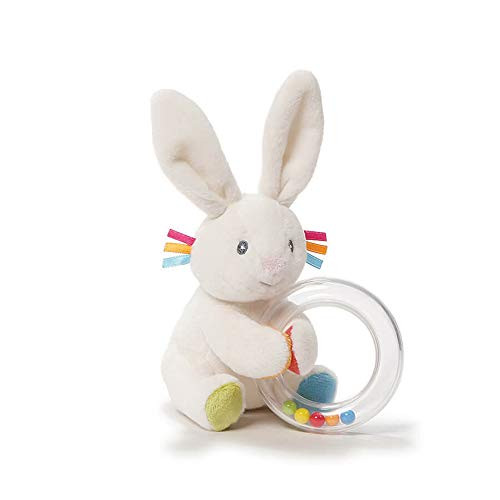 Baby GUND Flora the Bunny Rattle Plush 