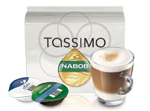 Tassimo Nabob Latte 16 T Discs 8 