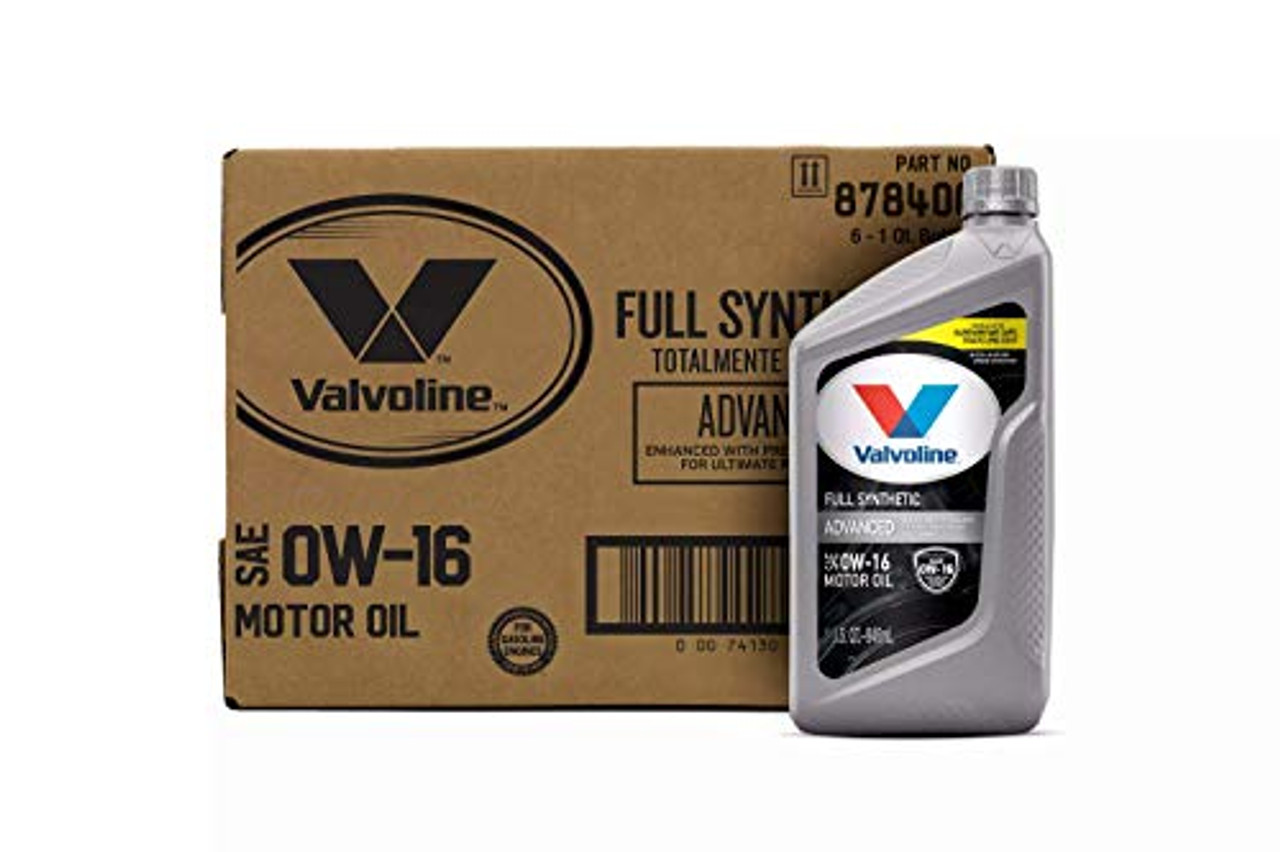 Valvoline Advanced Full Synthetic Sae 0w16 Motor Oil 1 Qt Case Of 6 Toyboxtech
