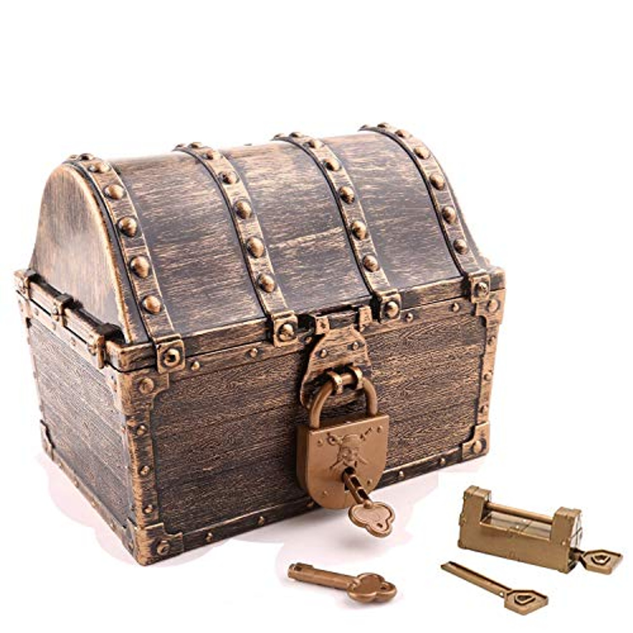 gold toy chest