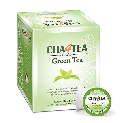 Cha4TEA 36 Count Green Tea Pods for 