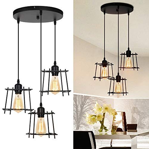 HAITRAL Industrial Pendant Lighting 3 