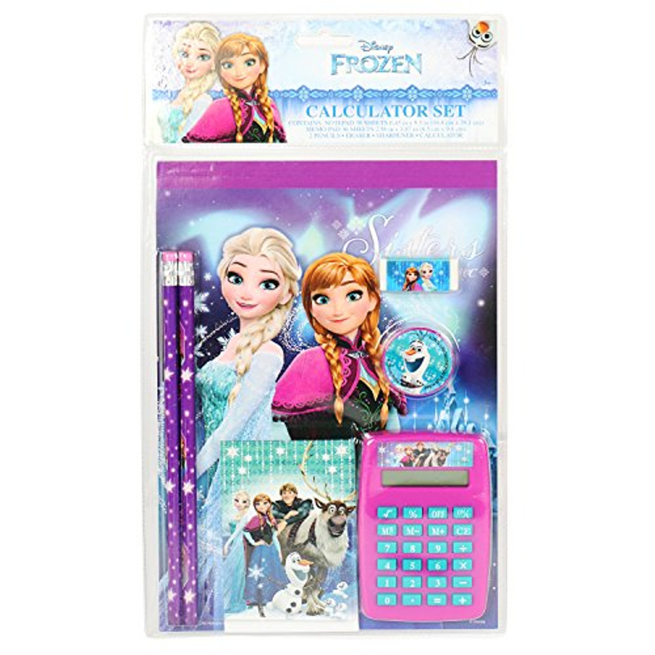 elsa and anna stationery set