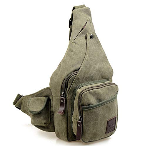 Canvas Sling Bag Crossbody Backpack 