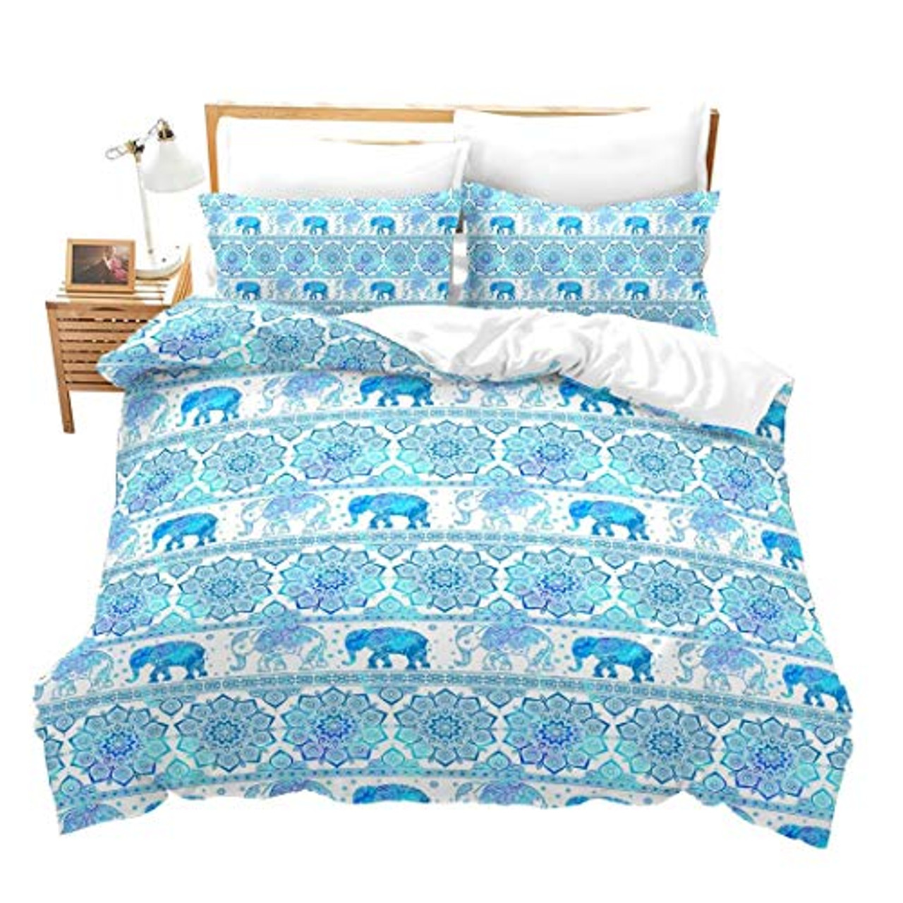 elephant mandala duvet cover