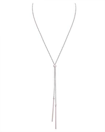 Lariatneck Long Tassel Necklace Bar Y 