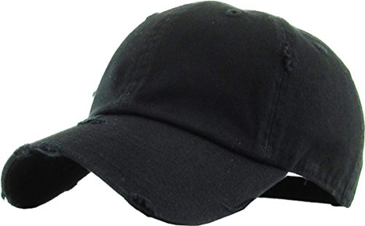 distressed polo hat