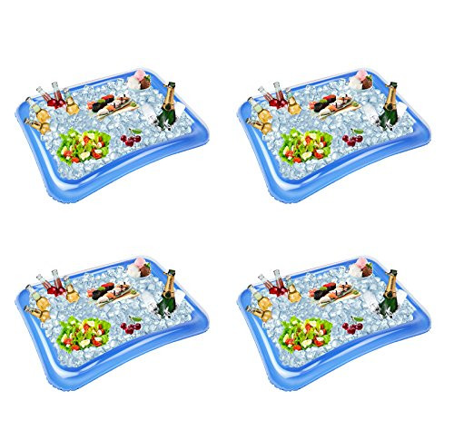 inflatable salad bar ice tray