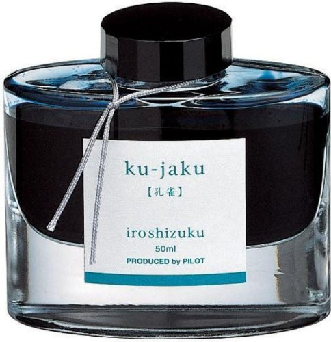 PILOT Iroshizuku Bottled Fountain Pen Ink KuJaku Peacock Turquoise 50ml