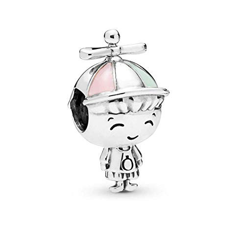 Family Silver Little Boy Charm in 925 