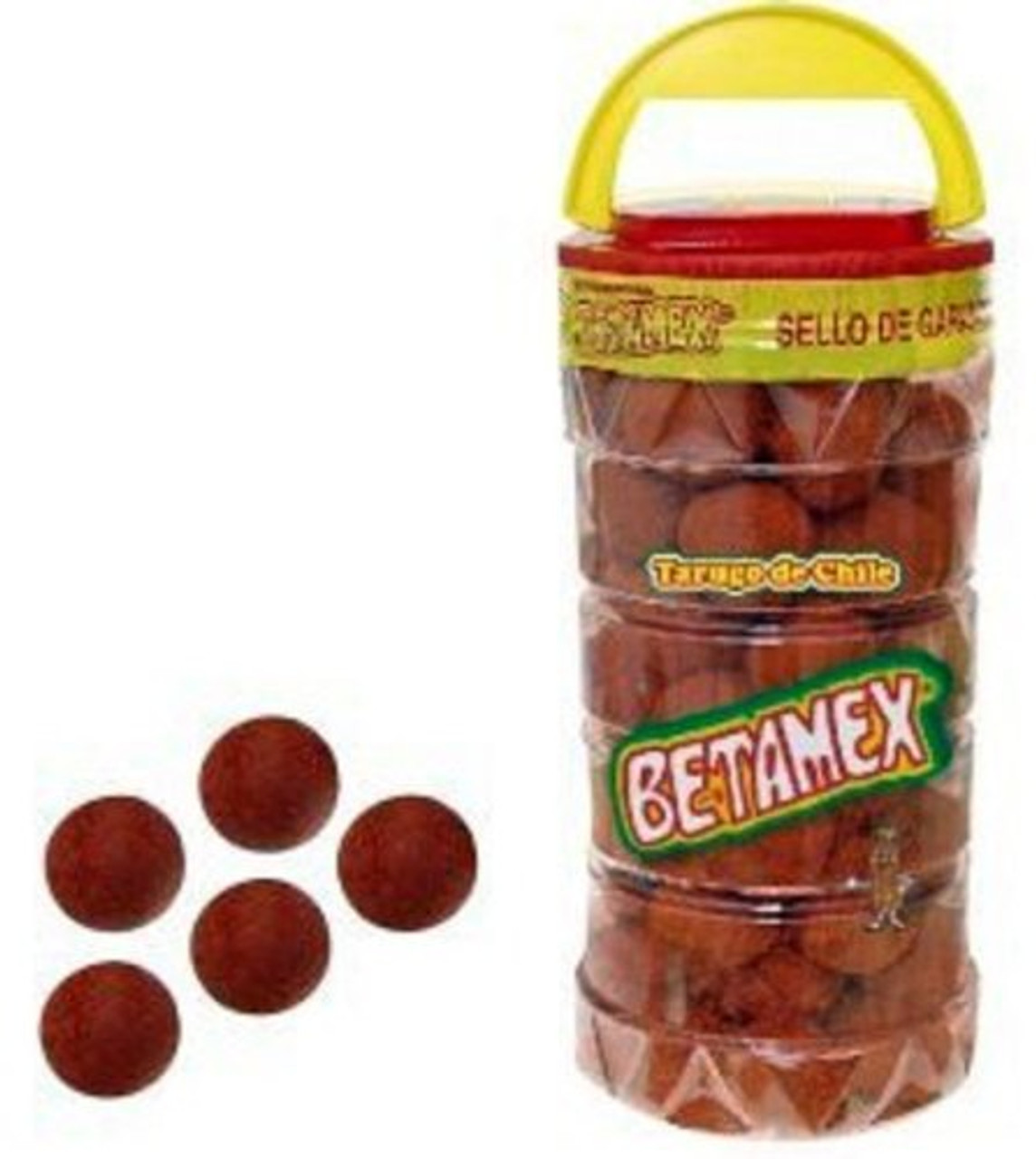 Betamex Tarugo Tamarindo Enchilado Mexican Hot Tamarind Candy Balls 100 Pcs Toyboxtech