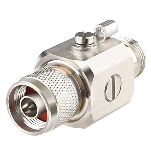 MOOKEERF Coaxial Lightning Arrester N Type Male to Female DC6GHz Lightning Surge Protector