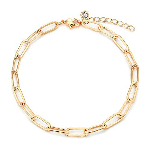 VACRONA Gold Oval Bracelet 14K Gold 