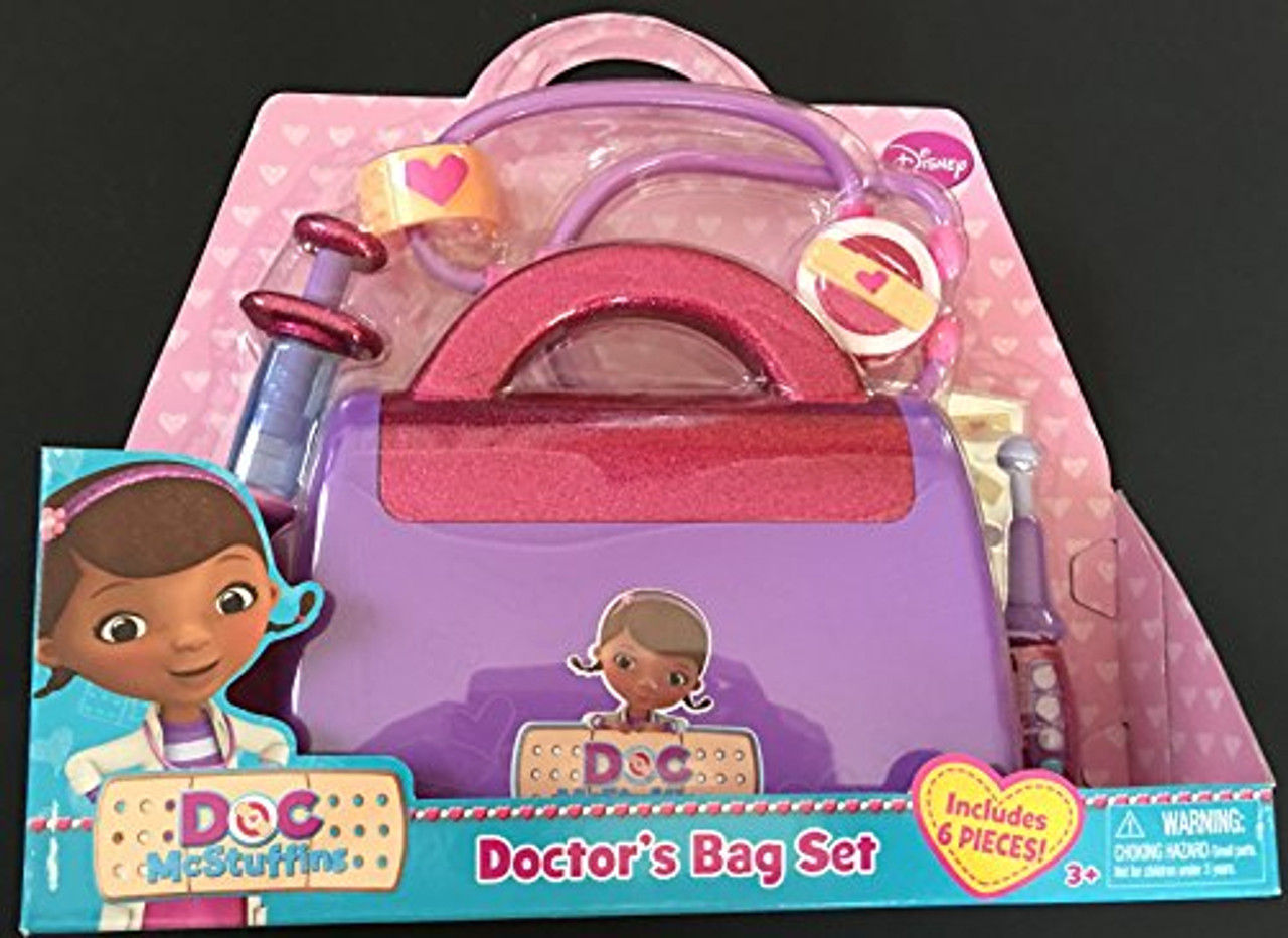 disney doc mcstuffins 6 piece doctors bag set