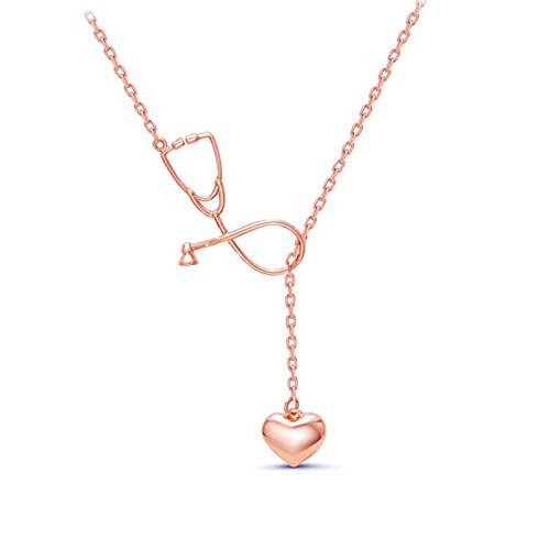 Rose Gold Lariat Stethoscope Nurse 