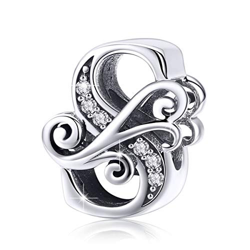 BAMOER 925 Sterling Silver Initial 