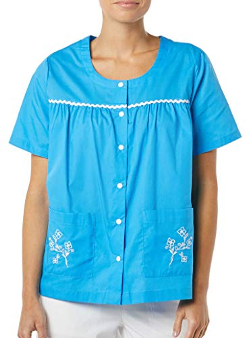 womens smock tops with pockets