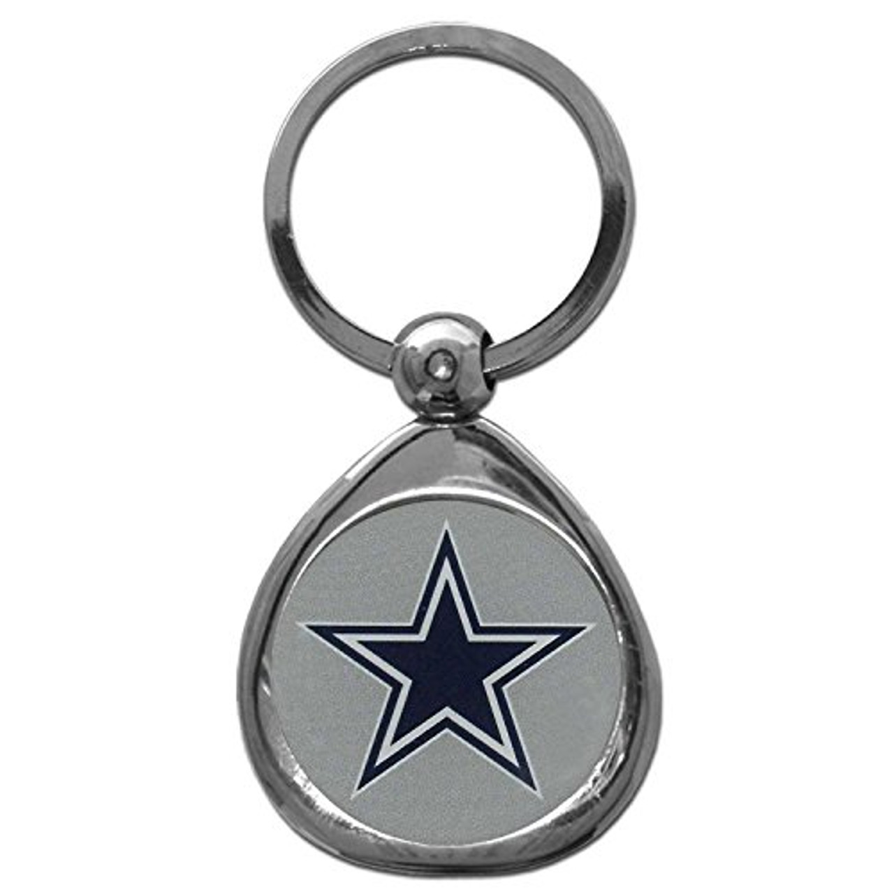 NFL Siskiyou Sports Fan Shop Dallas Cowboys Chrome Key Chain One Size Team  Colors - Warehousesoverstock