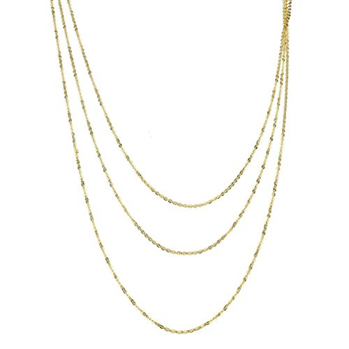 Multi-strand 18k Gold-Flashed Sterling 