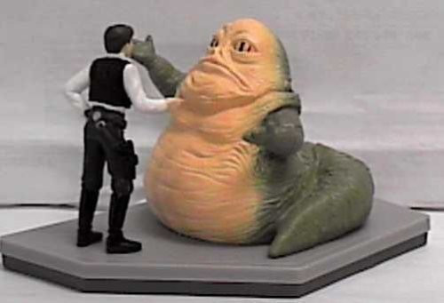 Hutt and Han Solo Vinyl Figures 