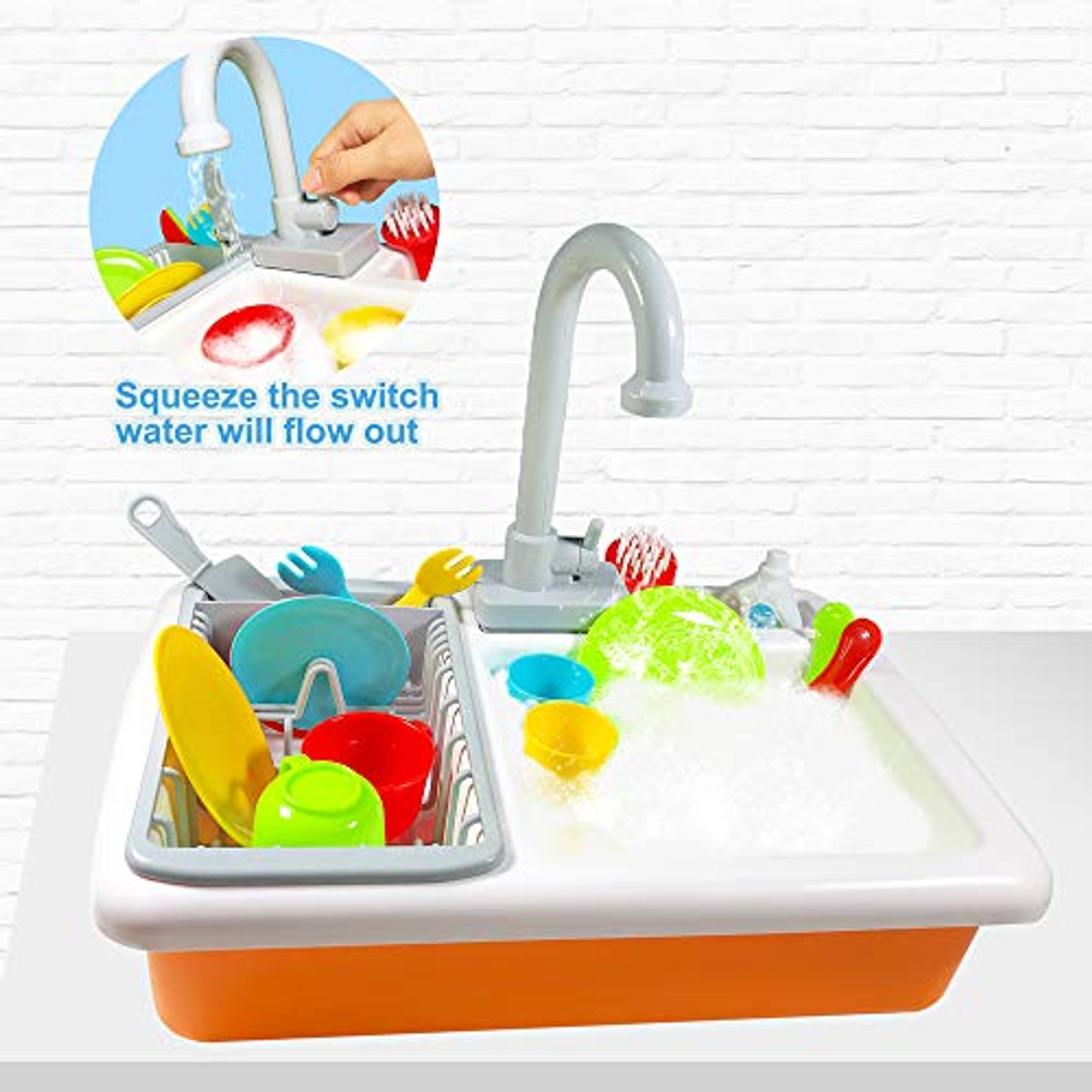 running water kitchen sink toy