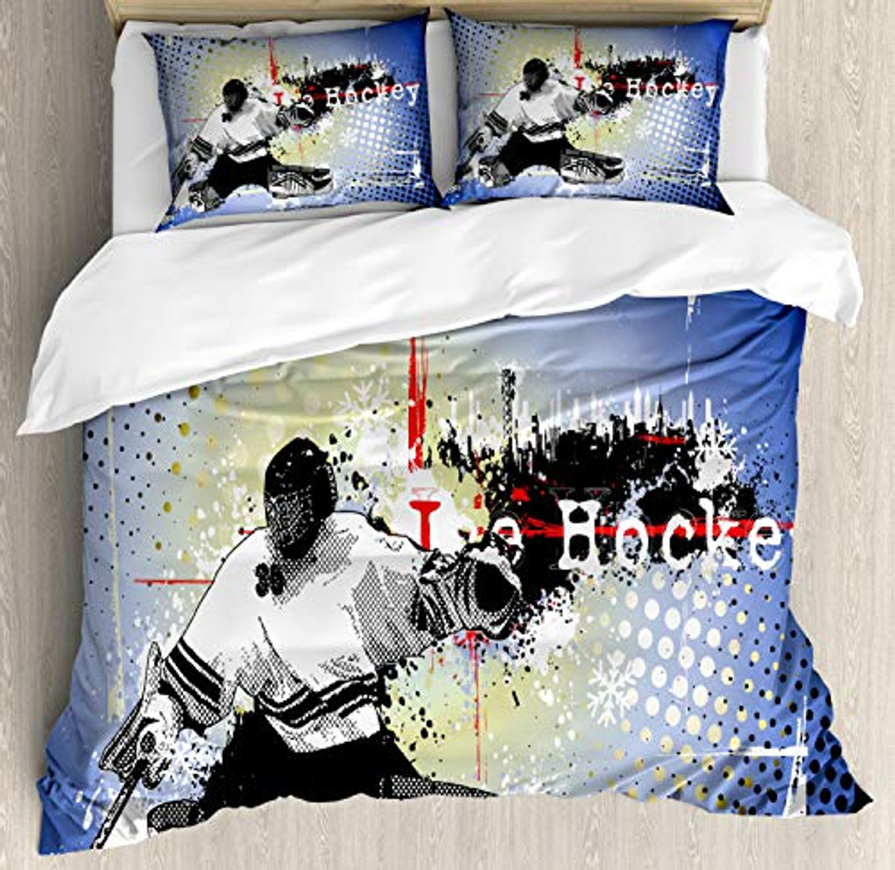 hockey duvet cover