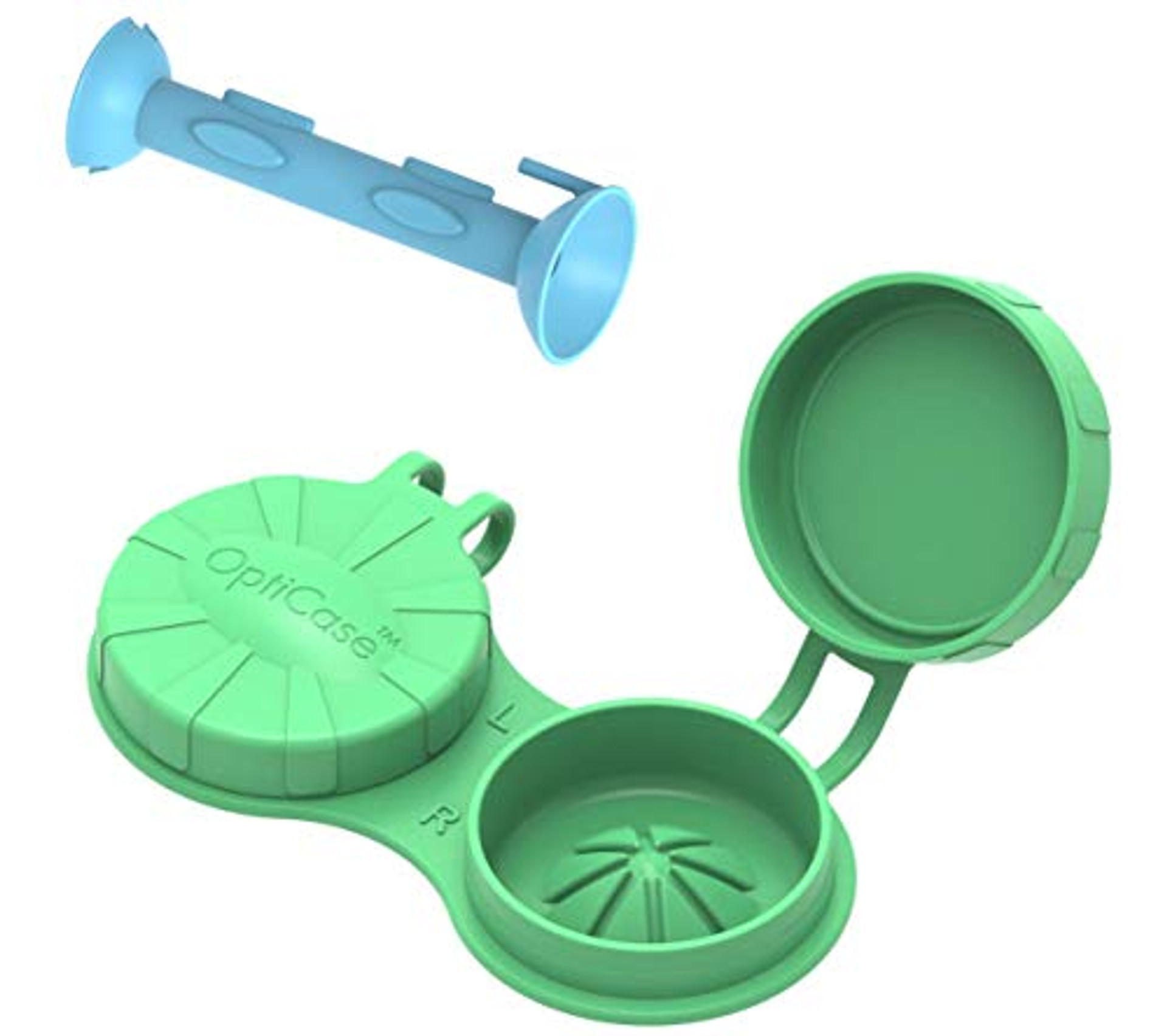 OptiWand plus OptiCase Soft Contact Lens Inserting Removing Tool Eye