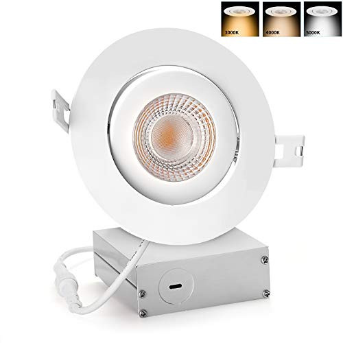 Gasonny 4 Inch Led Recessed Lights UltraThin Adjustable Eyeball Gimbal