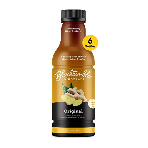 Blacktumbler Gingerade Non Carbonated Ginger Ale Drink 6 Pack Made with Pure Ginger Juice Real