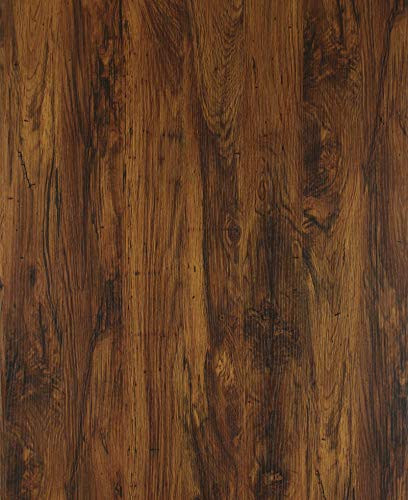 Dimoon Wallpaper 118"x15.7"Wood Contact Paper Brown Wood Peel and Stick