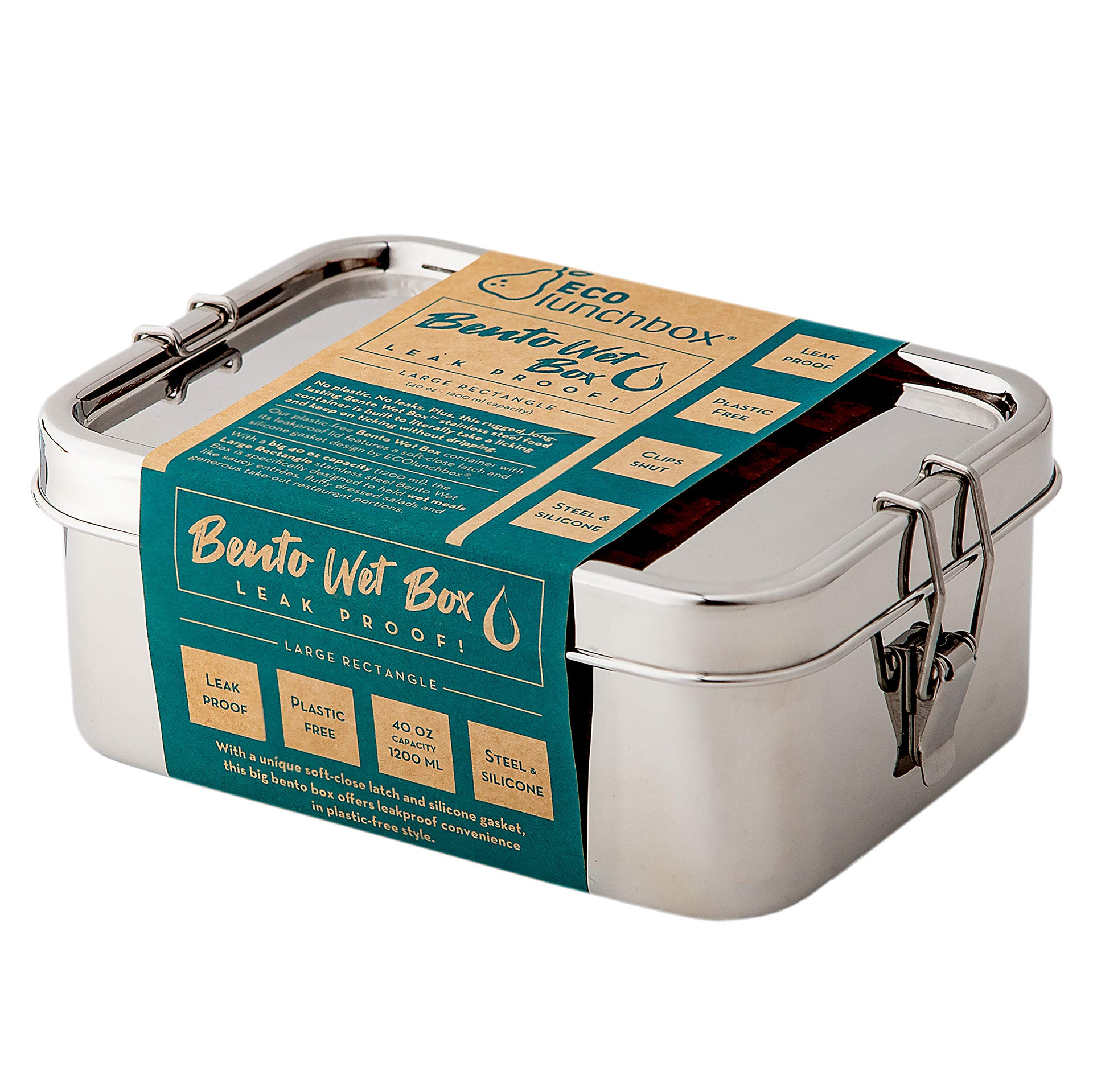 Ecolunchbox Stainless Steel Leak-proof Bento Box Rectangle ...