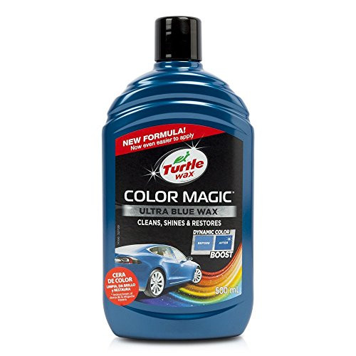 Turtle Wax Colour Magic Ultra Blue Car Polish 500ml Warehousesoverstock