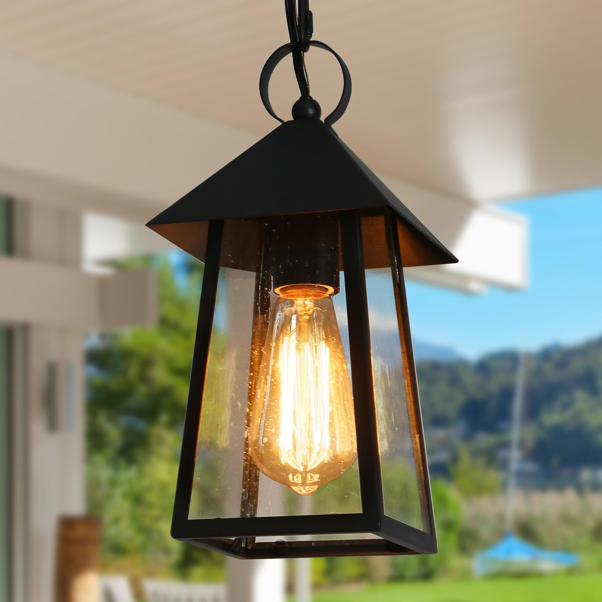 classy leaves Outdoor Pendant Lights for Porch, Farmhouse Exterior