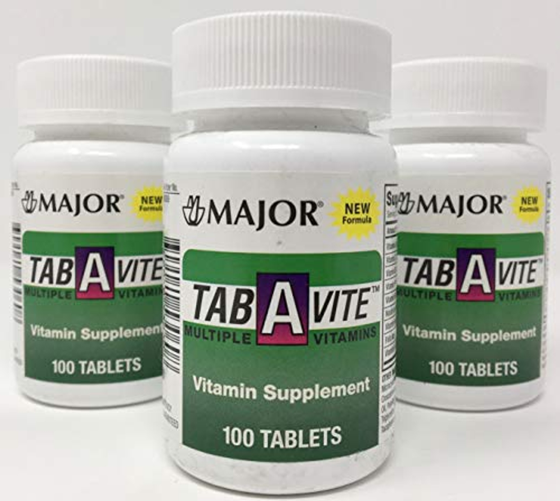 TABAVITE Multiple Vitamins Supplement with BetaCarotene 3Pack 3
