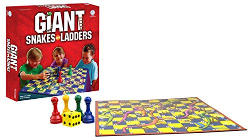 Pressman Toys Giant Snakes & Ladders Game (4 Player) Warehousesoverstock