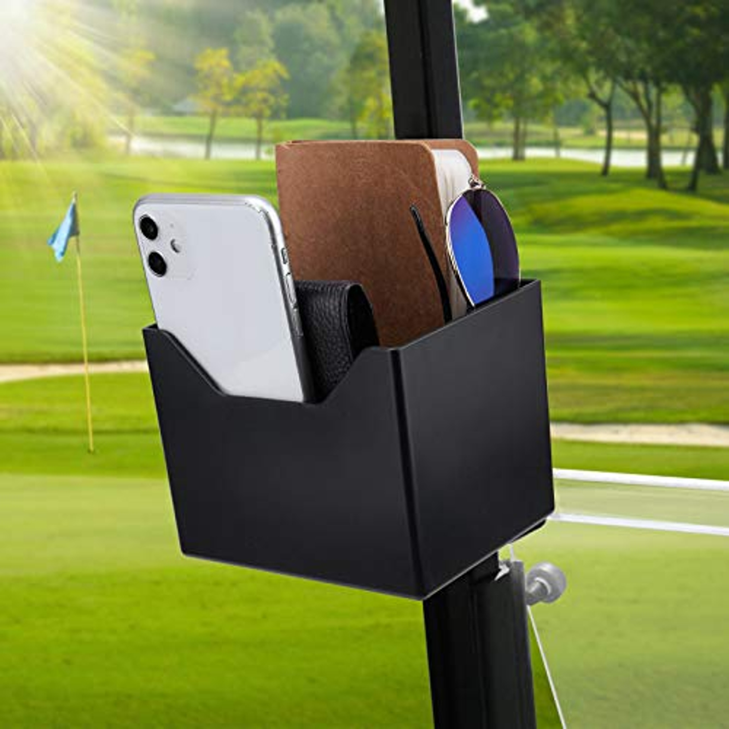 kemimoto Golf Cart Universal Cup Holders Golf Rangefinder