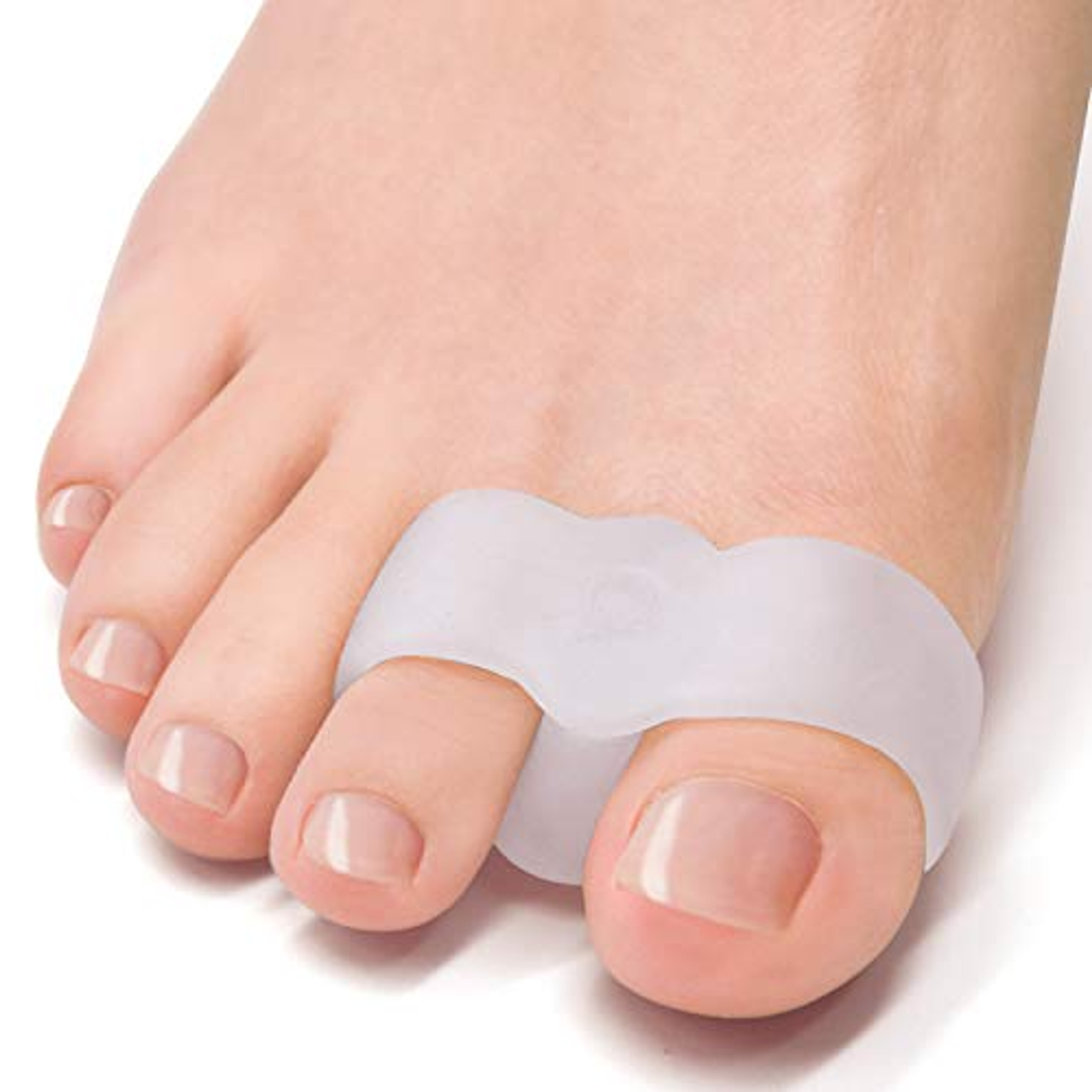 Welnove Pack of 12 Bunion Corrector Toe Separators with 2 Loops Big Toe