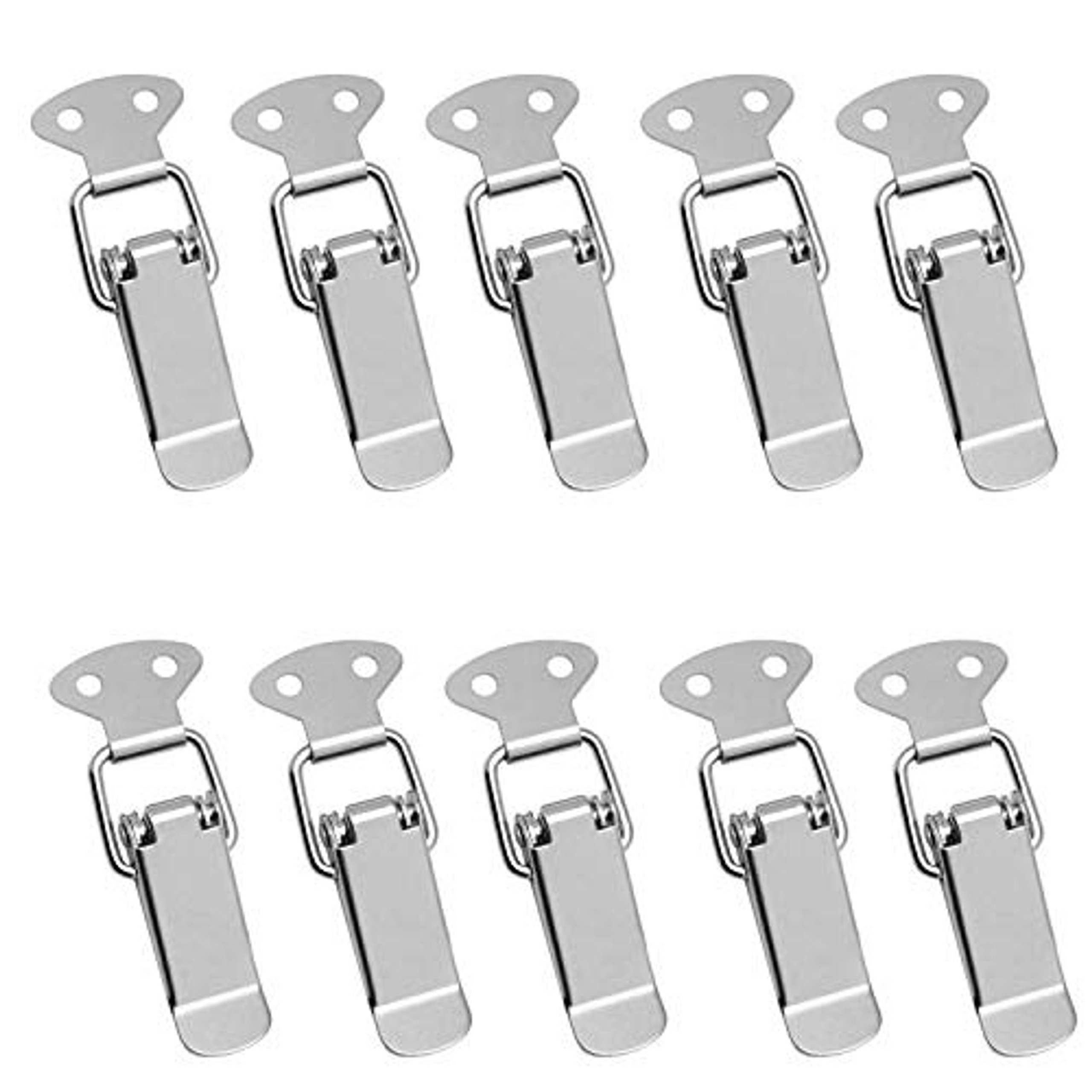 10 Pcs Duck Billed Buckles, Spring Loaded Catch Clamp Clips, Stainless ...