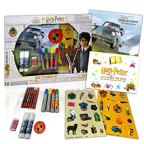 Harry Potter Office Supply Set Standard – Set Cancelleria A Tema Per Ufficio E Scuola, Idea Regalo
