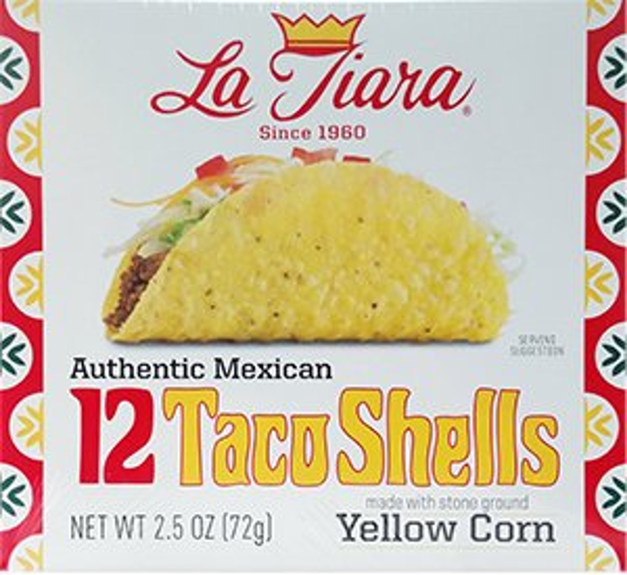 La Tiara Taco Shells 12count Box Two Boxes 2.5 oz Warehousesoverstock