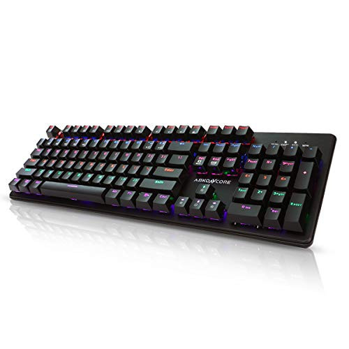 ABKONCORE True 100 AntiGhosting Mechanical Keyboard K595 Wired USB ...