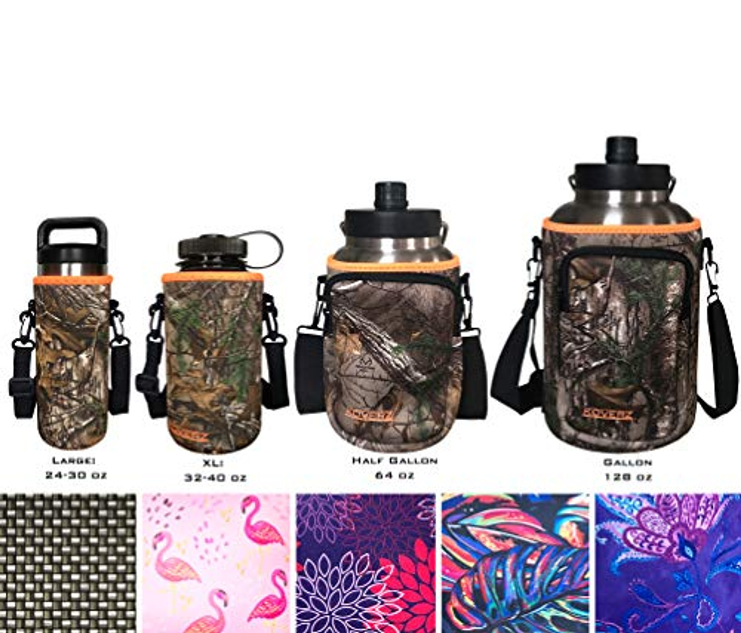 Koverz Half Gallon Jug Carrier 64oz Bottle Carrier for Yeti RTIC Half