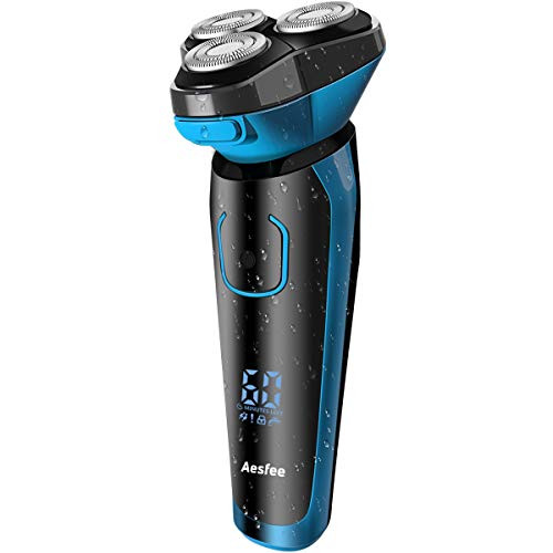 KEMEI Electric Rotary Shaver for Men, Rechargeable Waterproof IPX7 ...