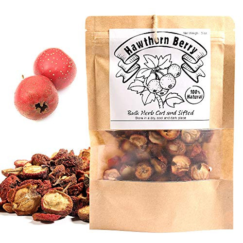 EidolonGreen -China Medicinal Herb- Hawthorn Berry -Shanzha-Dried Hawthorne-??-?? ??- Dried Bulk Herb 3 Oz -88 g-