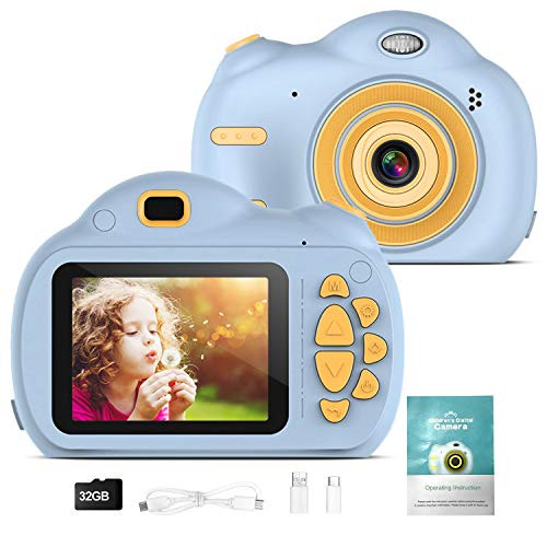 Digital Camera for Kids - Children Video Cameras with 32GB SD Card for Boys and Girls - 1080P HD Video Recorder Kids Camera Toys Creative DIY Camcorde Digital Camera for Kids - Children Video Cameras with 32GB SD Card for Boys and Girls - 1080P HD Video Recorder Kids Camera Toys Creative DIY Camcorde