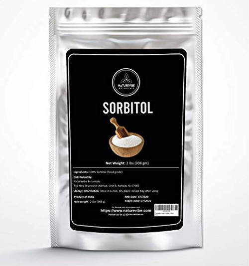 Naturevibe Botanicals Sorbitol 2lbs - Food Grade- Gluten Free Non-GMO and Vegan Naturevibe Botanicals Sorbitol 2lbs - Food Grade- Gluten Free Non-GMO and Vegan